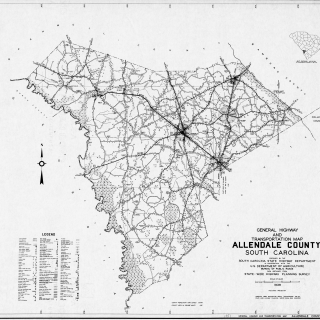 ALLENDALE COUNTY SCDOT MAPS