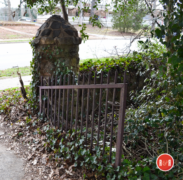 Handsome gates to the house.