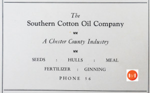 Southern Cotton Oil Company - Chester County