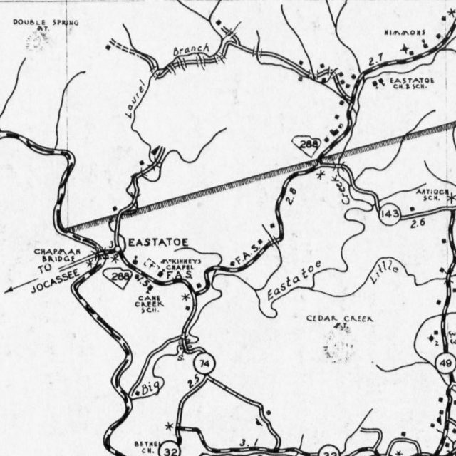 Pickens County - Old SCDOT Maps - Pickens County