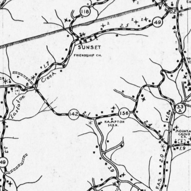 Pickens County - Old SCDOT Maps - Pickens County