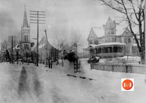 Courtesy of the Coleman – Meek Collection, showing the Big Snow of 1902.