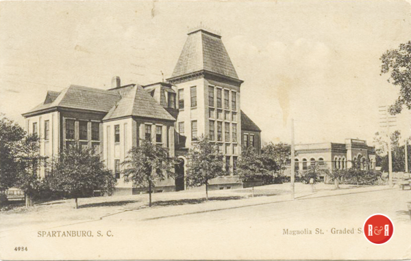 Postcard view of the school, courtesy of the Beard Collection - 2017
